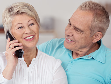 Couple-on-phone