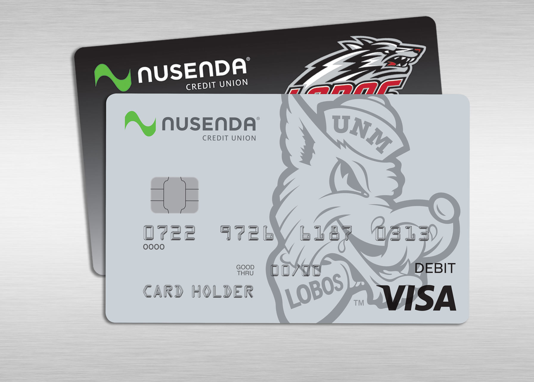 Lobo themed debit cards