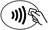 contctls_symbl_blk Contactless terminal icon