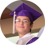 Student in graduation cap