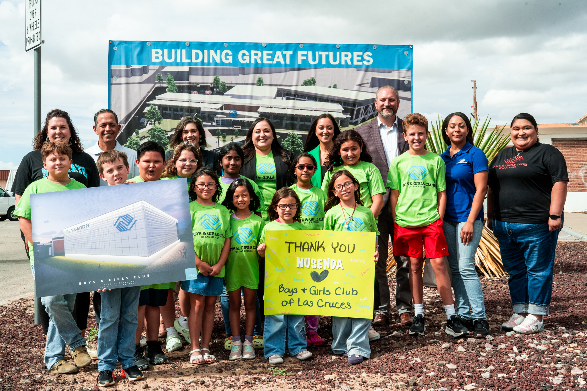 Nusenda with Boys and Girls Club