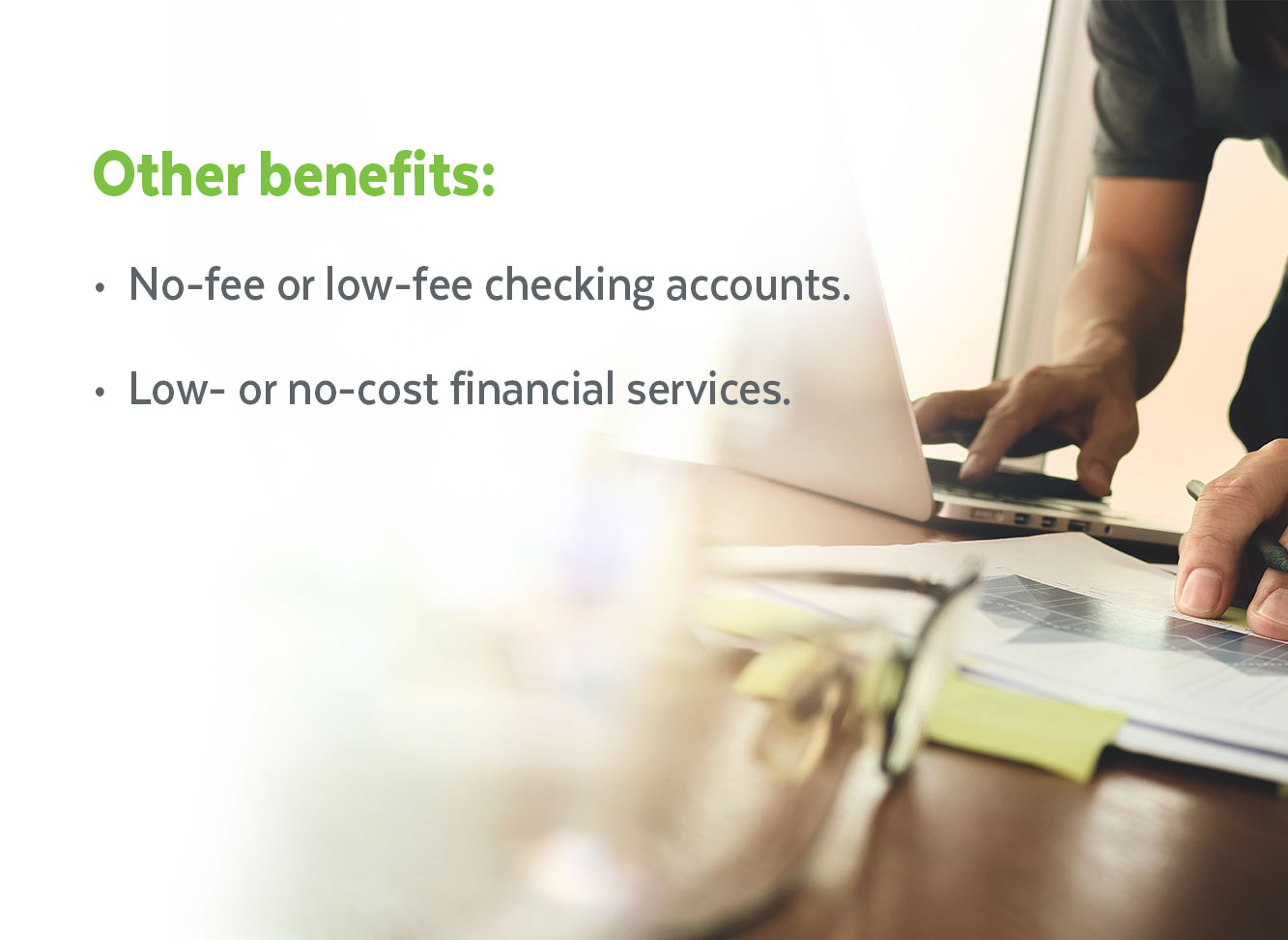 Nusenda also offers no-fee or no-cost checking options