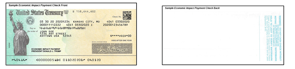 Endorsing Your Stimulus Check Nusenda Credit Union