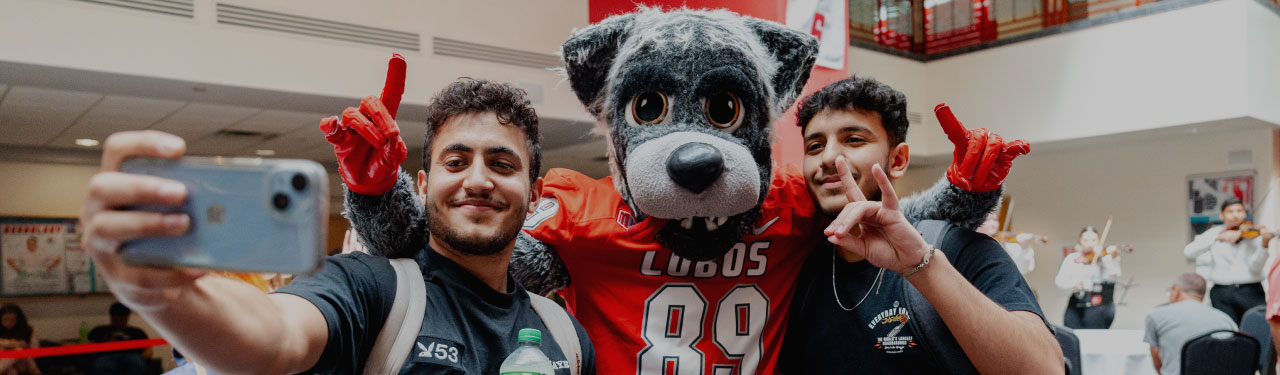 UNM Louie - Pay with Lobo Pride