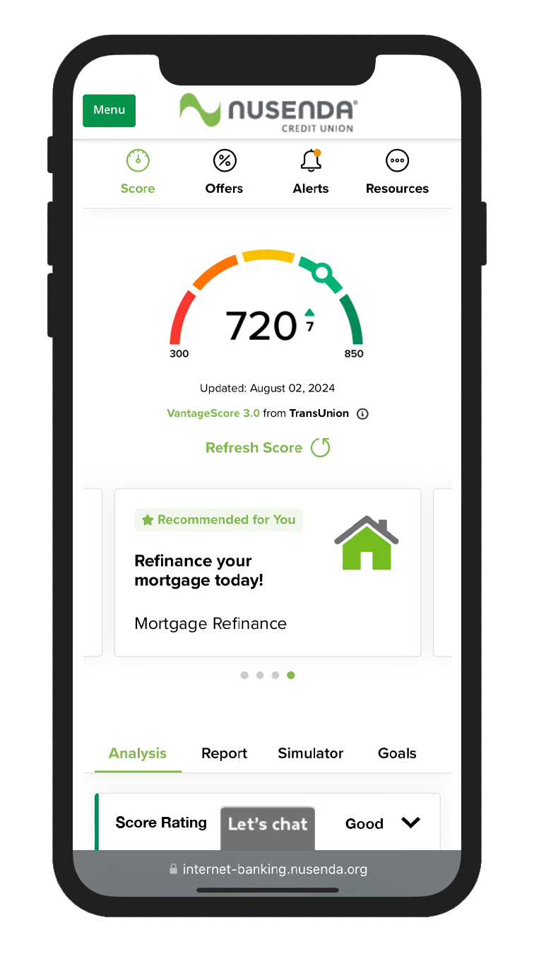 Enroll in Credit Score today!